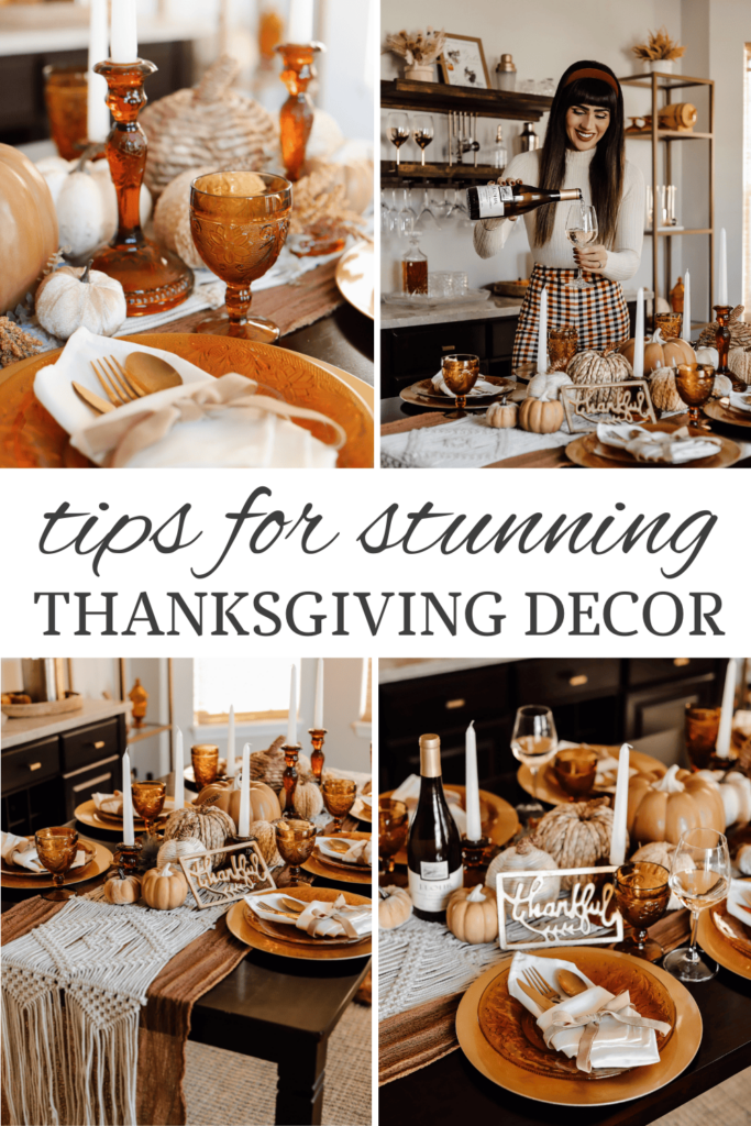 tips for stunning Thanksgiving decor