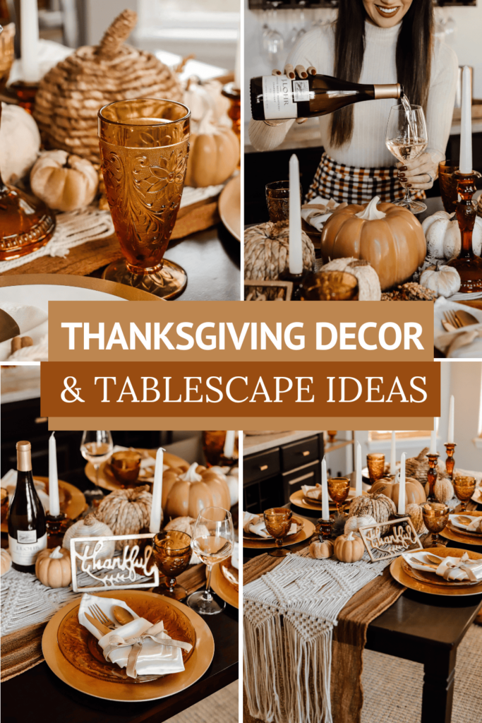 Thanksgiving decor and Tablescape ideas