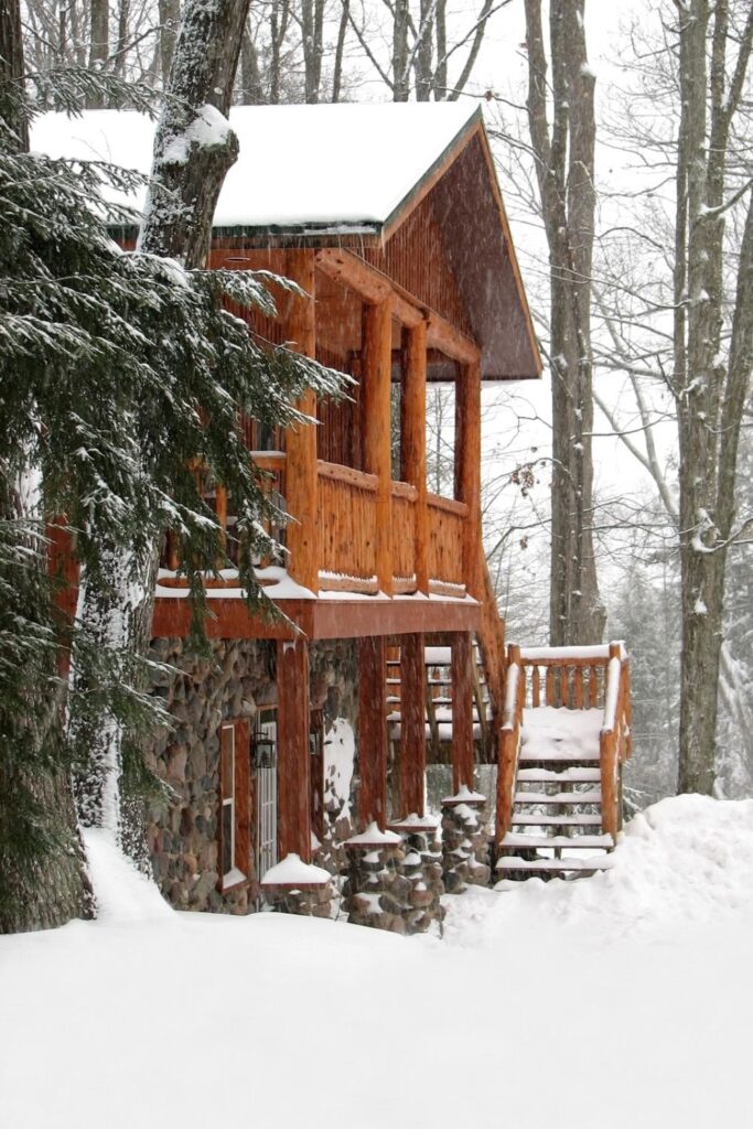 Aspen, Colorado winter cabin