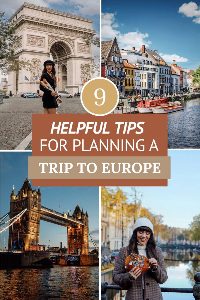 9 helpful tips for planning a trip to Europe