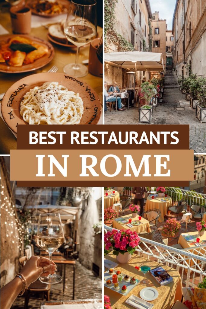Best Restaurants in Rome Best Restaurants in Rome