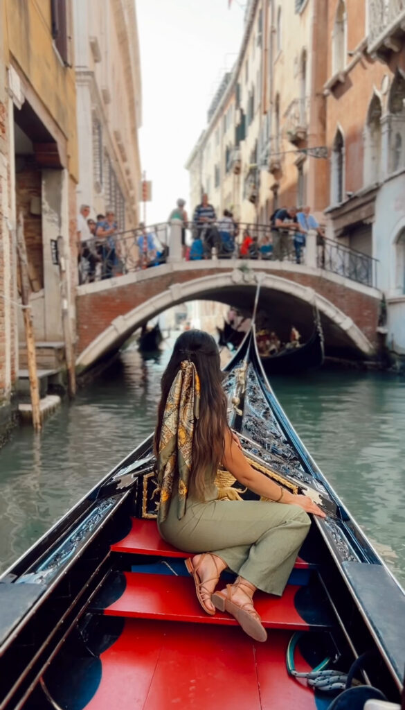 Venice canal ride Venice canal ride
