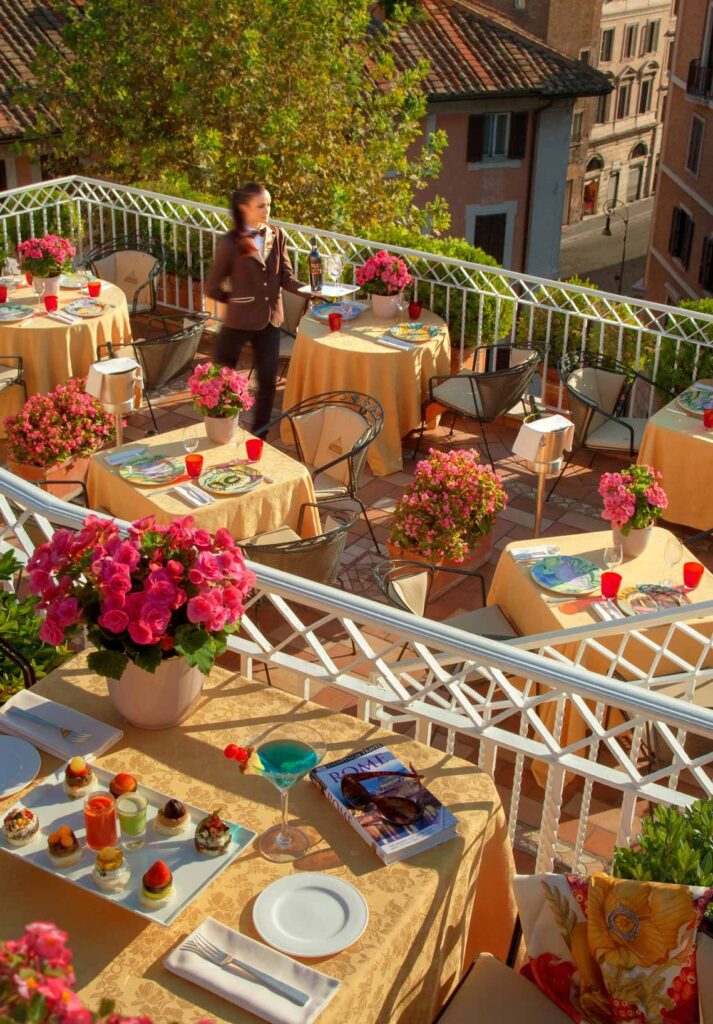 Mater Terrae rooftop dining Mater Terrae rooftop dining