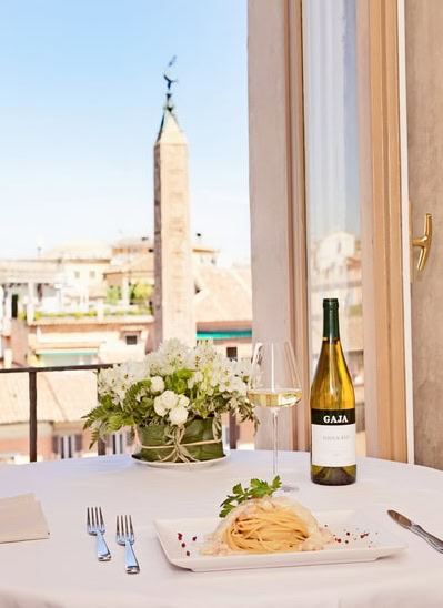 Terrazza Borromini rooftop dining Terrazza Borromini rooftop dining
