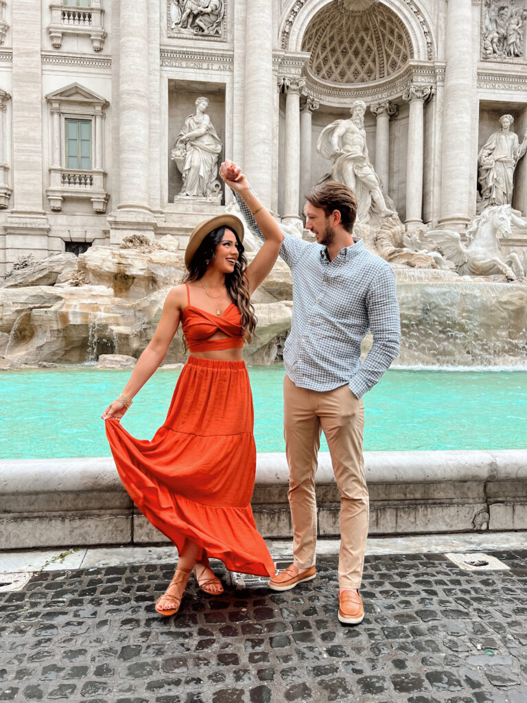 Trevi Fountain couple Trevi Fountain Best Things to Do in Italy