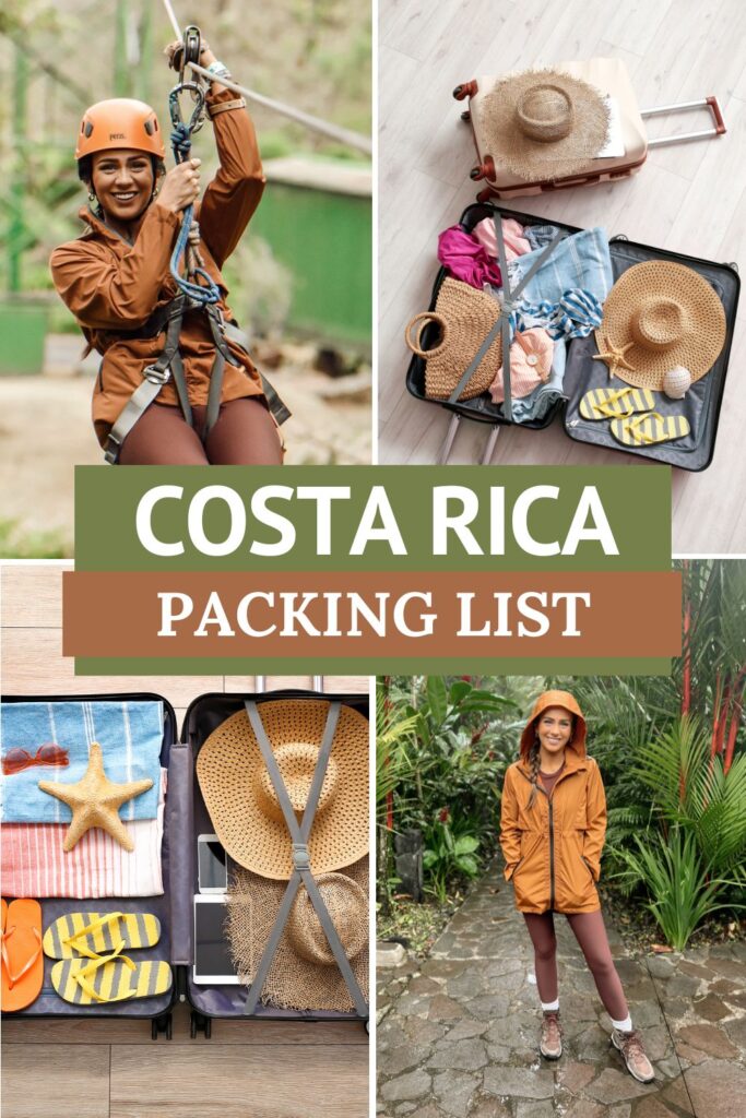 Costa Rica packing list Costa Rica packing list
