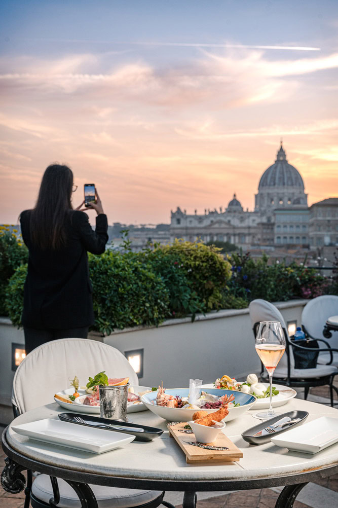 Terrazza Les Étoiles at Atlante Star Hotel Rome Terrazza Les Étoiles at Atlante Star Hotel Rome