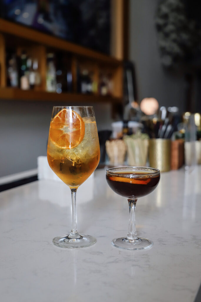 two types of cocktails two types of cocktails