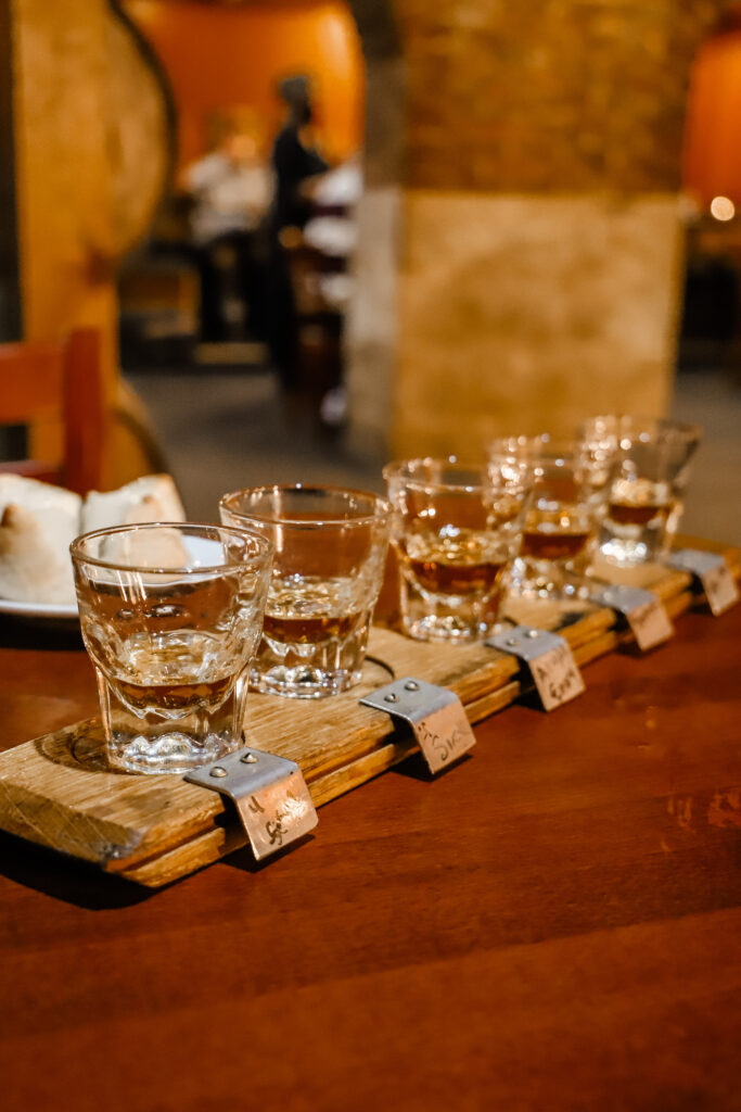 The Rickhouse tasting flight The Rickhouse tasting flight