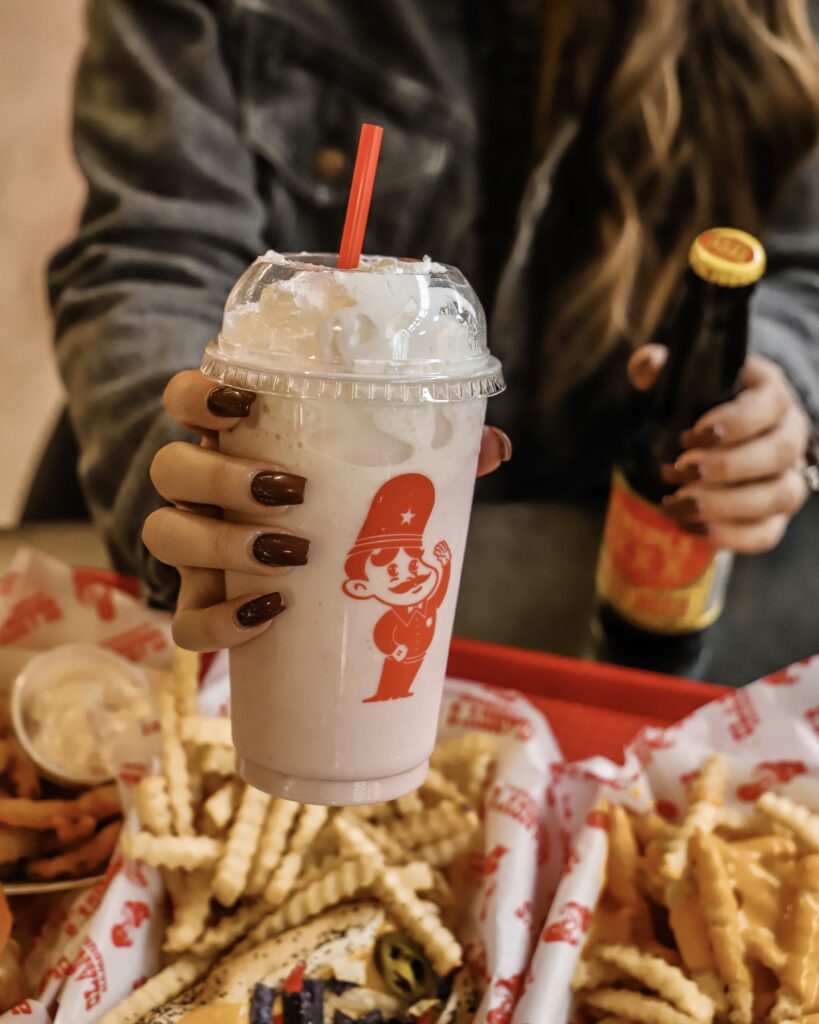 The Garage Food Hall milkshake fries The Garage Food Hall milkshake fries