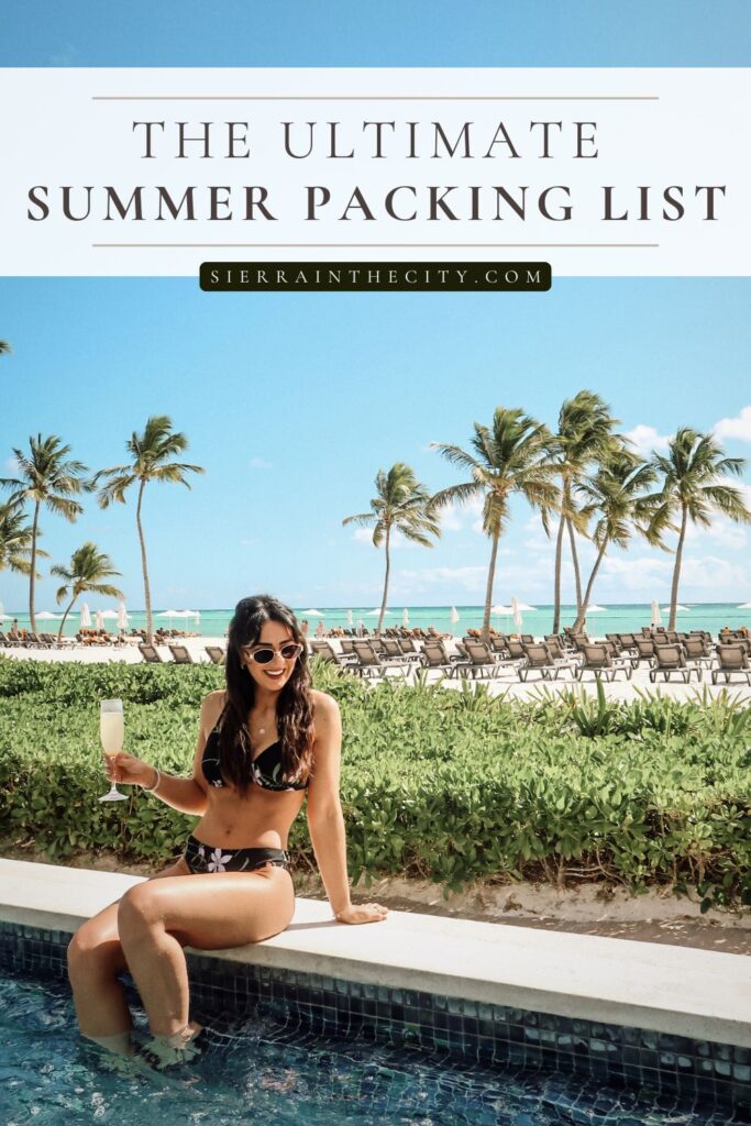 summer packing list summer packing list