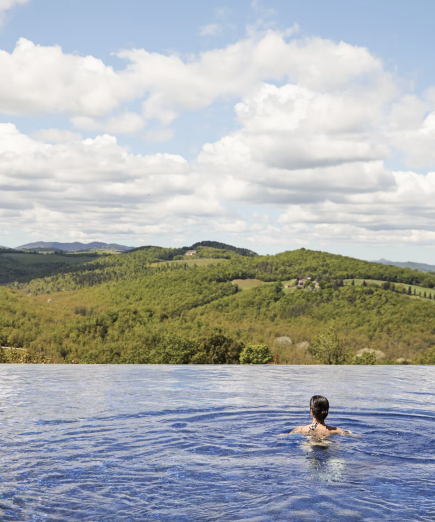 Castello di Casole infinity pool
