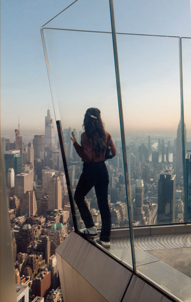 The Edge glass walls