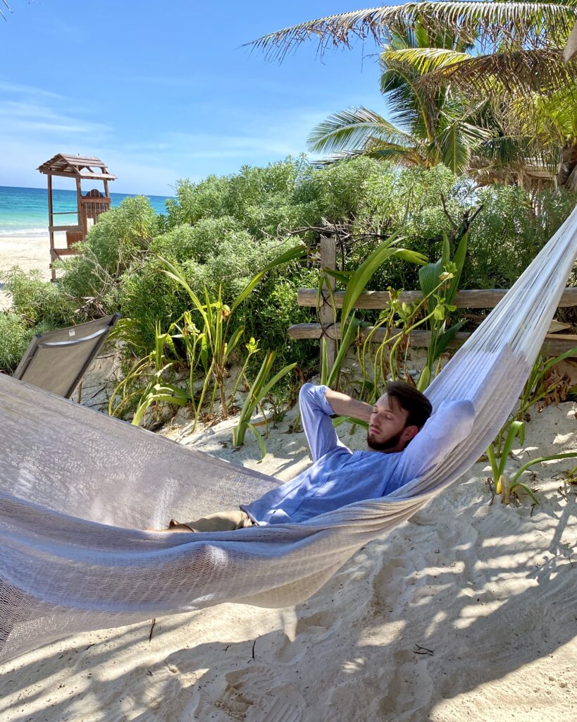 beach hammock Safest Travel Destinations in Mexico