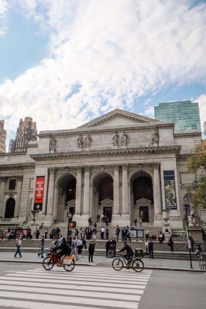 New York Public Library exterior New York Public Library exterior