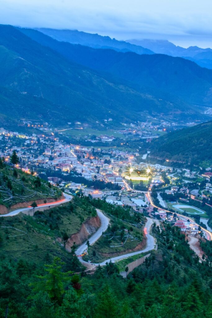 Bhutan at night Bhutan Safest Countries for Solo Female Travelers