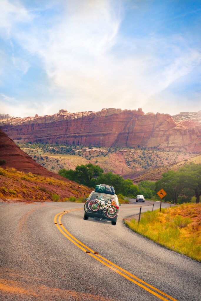 Road Trip carrrying bike Road Trip Travel Tips
