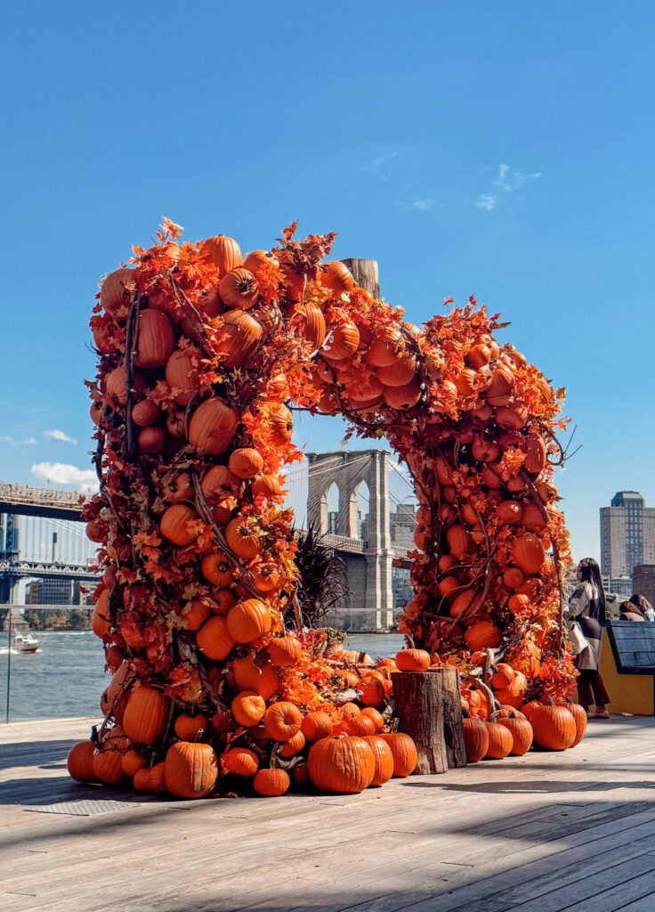 Pumpkin Arch at Seaport Pumpkin Arch at Seaport