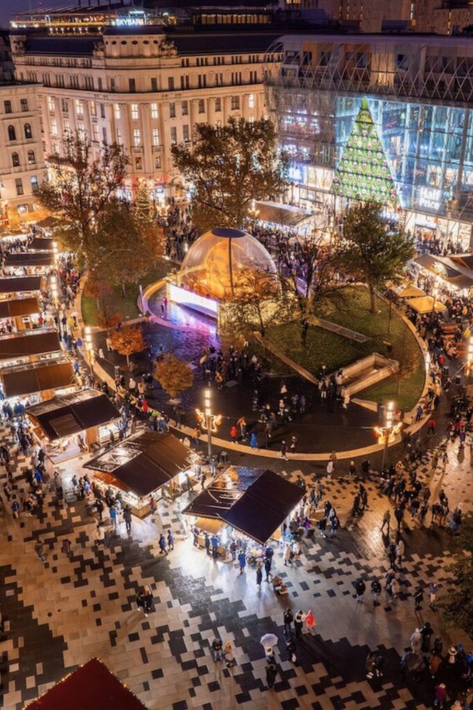 Budapest Hungary Christmas market – places to travel during Christmas.