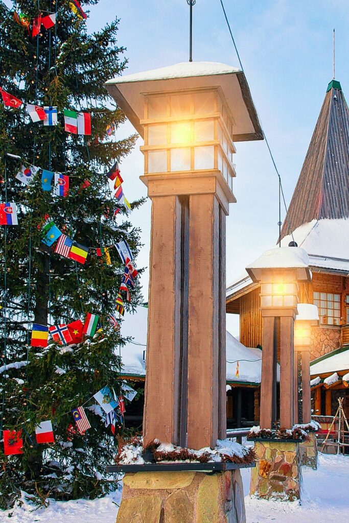 Holiday Vacation Destinations Festive street lights