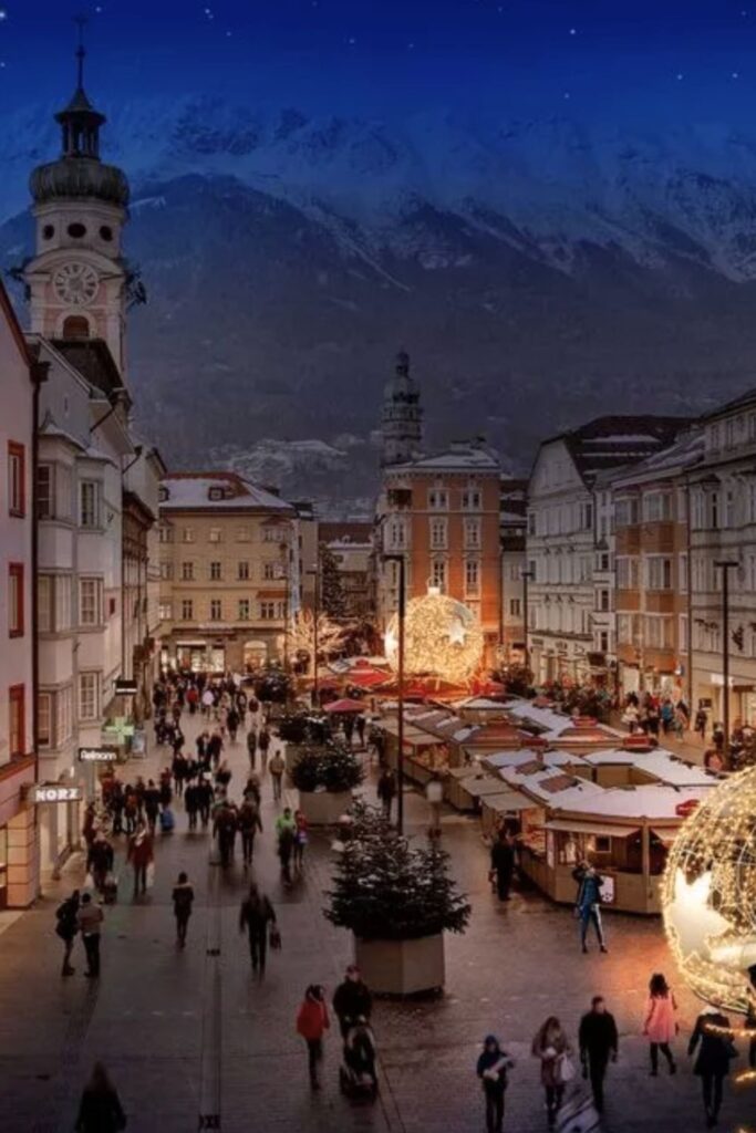 Innsbruck, Austria during Christmas