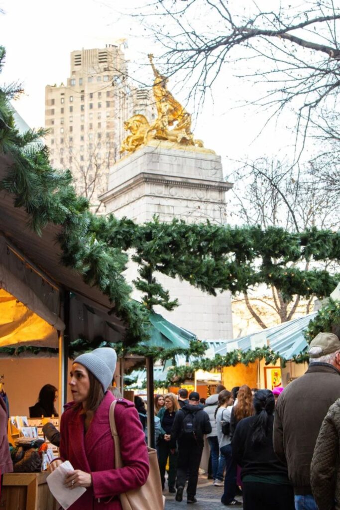 Columbus Circle NYC Christmas Markets
