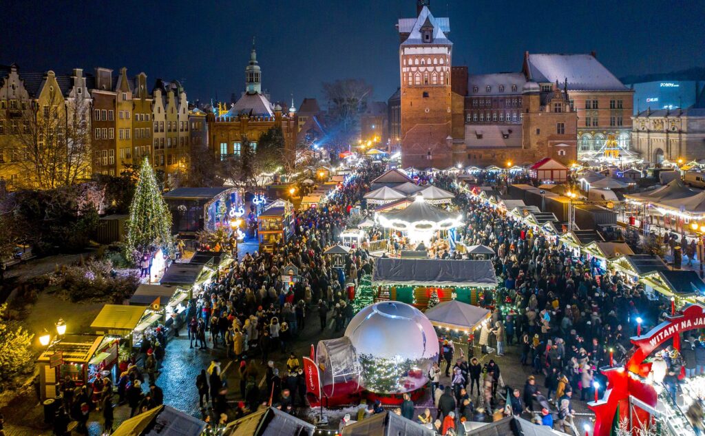 festive Christmas Market in Poland festive Christmas Market in Poland