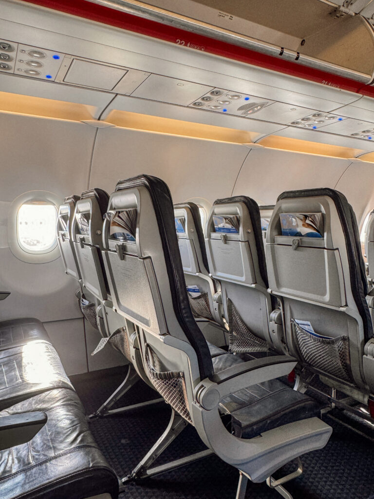 inside Aegean Airlines inside Aegean Airlines