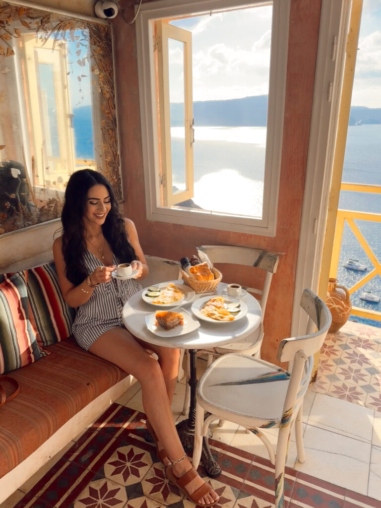breakfast in Santorini breakfast in Santorini
