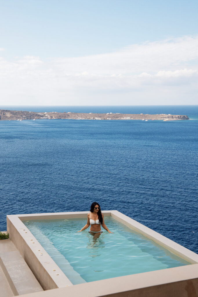 Pool Morning Pool Morning Santorini Itinerary